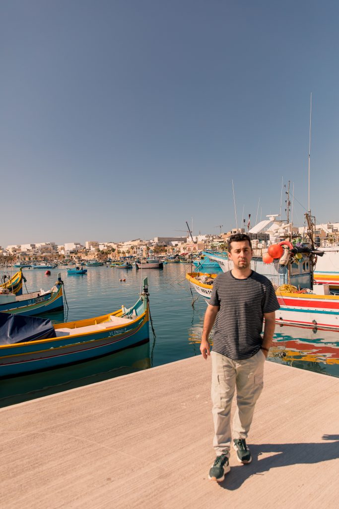 bogdan fusea marsaxlokk fishing harbour in malta