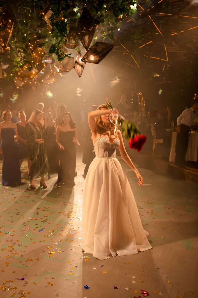 aruncatul buchetului nunta